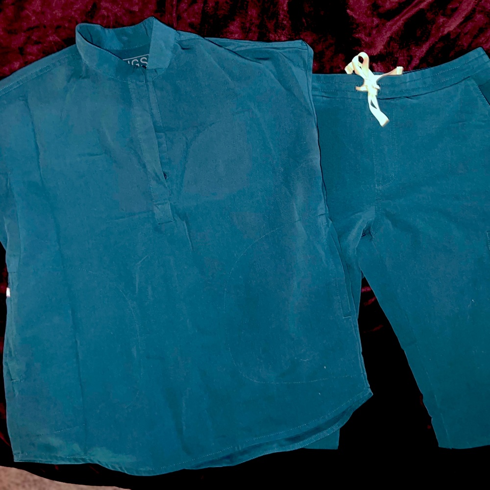 Figs Caribbean Blue Color Scrub Set (PO#1326)
